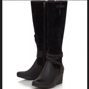 Ugg wedge heel water proof boots